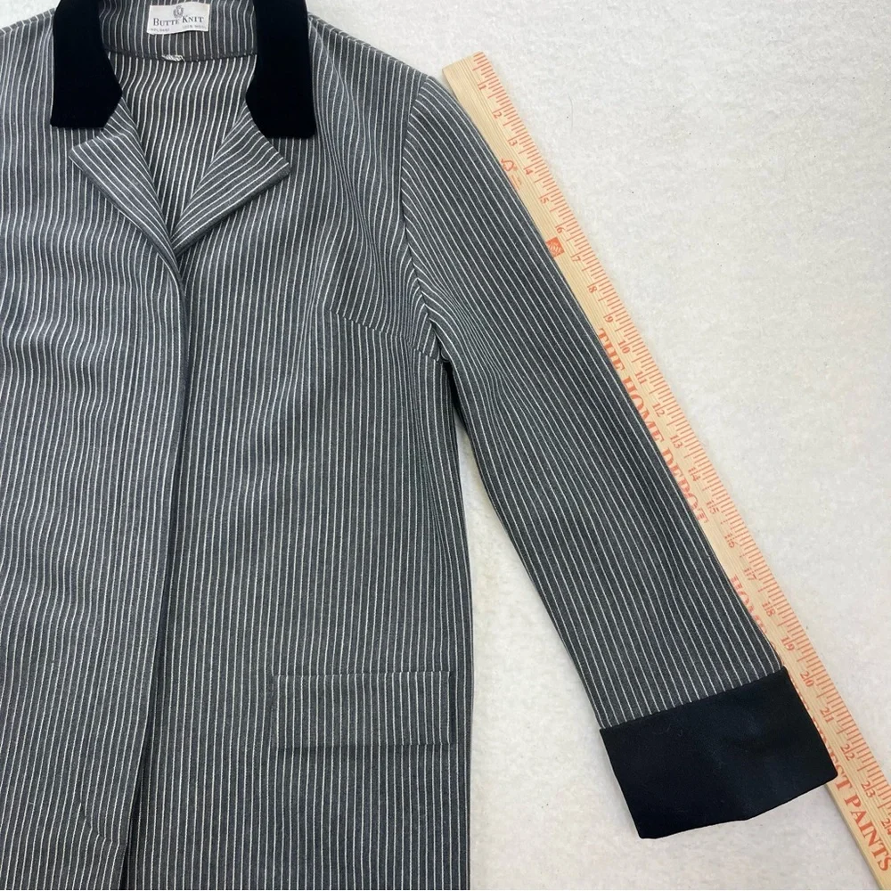 Vintage Butte Knit Wool Striped Coat - Picture 6 of 8